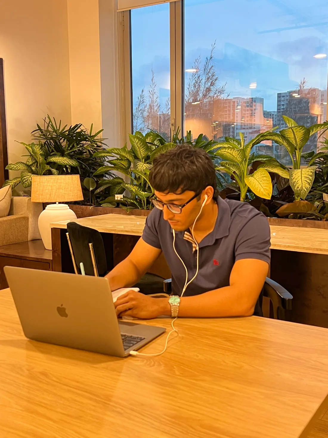 Mayank Nahar at work